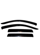 AVS Ventvisor Outside Mount Window Deflectors 4pc Smoke Mitsubishi Outlander 2007-2010                                     - 94555 - Image 7