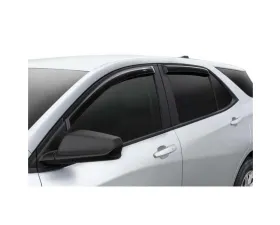 AVS Ventvisor Outside Mount Window Deflectors 4pc Smoke Chevrolet Equinox 2018