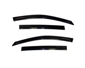 AVS Ventvisor Outside Mount Window Deflectors 4pc Smoke Chevrolet Sonic Hatch (5 Door) 2012-2018