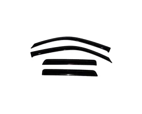AVS Ventvisor Outside Mount Window Deflectors 4pc Smoke Chevrolet Trailblazer 2002-2009