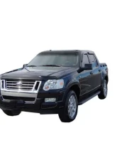 AVS Ventvisor Outside Mount Window Deflectors 4pc Smoke Ford Explorer Sport Trac 2007-2010                                     - 94740 - Image 8