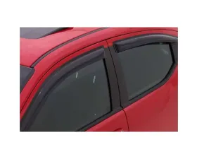 AVS Ventvisor Deflector; Smoke; Outside Mount; 4 pc.