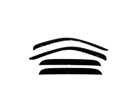 AVS Ventvisor Outside Mount Window Deflectors 4pc Smoke Dodge Dakota Crew Cab 2000-2004