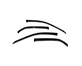 AVS Ventvisor Outside Mount Window Deflectors 4pc Smoke Honda Accord 1998-2002