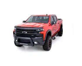 AVS Black Aeroskin LightShield Pro Hood Shield Chevrolet Silverado 1500 2019-2023