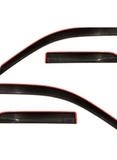 AVS Ventvisor Low Profile In-Channel Deflectors 4pc Smoke Dodge RAM 1500 Quad Cab 2009-2018                                     - 994003 - Image 8