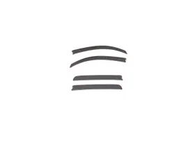 AVS Ventvisors 4pc Magnetic Grey Metallic Toyota Tacoma Access Cab Low Profile Color Match 2016-2018