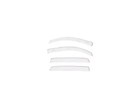 AVS Ventvisors 4pc Super White Toyota Tacoma Access Cab Low Profile Color Match 2016-2018