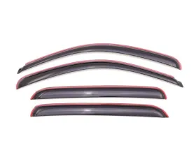 AVS Smoke In-Channel Ventvisor Front and Rear Window Deflectors 4pcs Hyundai Santa Cruz 2022-2025