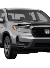 AVS Smoke Aeroskin Low Profile Hood Shield Honda Ridgeline | Passport 2021-2025                                     - 322202 - Image 6