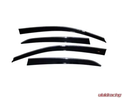 AVS Smoke with Chrome Trim Ventvisor Low Profile Window Deflectors 4pcs Honda Accord 2018-2022 - 794020