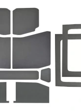 Design Engineering DEI Gray Leather Look Head Liner Kit Jeep Wrangler JL 4-Door                                     - 50181 - Image 7