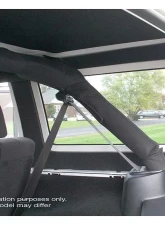 Design Engineering DEI Black Leather Look Head Liner Kit Jeep Wrangler JL 4-Door                                     - 50182 - Image 7