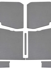 Design Engineering DEI Gray Leather Look Head Liner Kit Jeep Gladiator JT 4-Door                                     - 50186 - Image 7