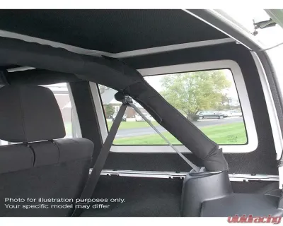 Design Engineering DEI White Original Finish Rear Side Window Head Liner Only Jeep Wrangler JL 2-Door - 50270