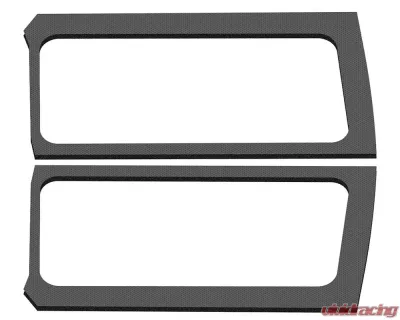 Design Engineering DEI Gray Leather Look Rear Side Window Head Liner Only Jeep Wrangler JL 2-Door - 50271