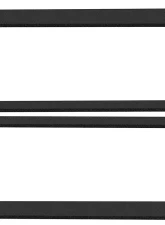 Design Engineering DEI Black Leather Look Rear Side Window Head Liner Only Jeep Wrangler JL 2-Door                                     - 50272 - Image 3