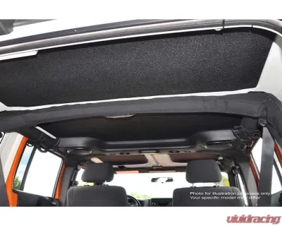 Design Engineering DEI Black Leather Look Head Liner Kit Jeep Wrangler JK 4-Door 2011-2018 - 50293