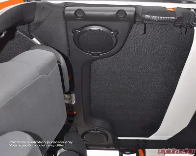 Design Engineering DEI Black Leather Look Head Liner Kit Jeep Wrangler JK 4-Door 2011-2018 - 50293