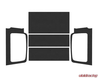 Design Engineering DEI Black Leather Look Head Liner Kit Jeep Wrangler LJ 2004-2006 - 50604