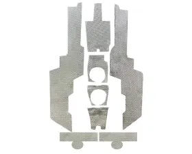 Design Engineering DEI Center Console Heat Control Kit Polaris RZR XP 4 Turbo | RZR Turbo 4 S | RZR XP 4 1000 2019-2022