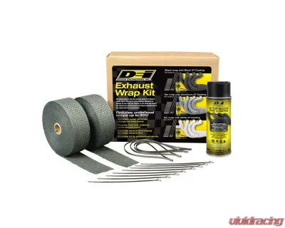 Design Engineering Black HT Automotive Exhaust and Header Glass Fiber Wrap Kit - 10110