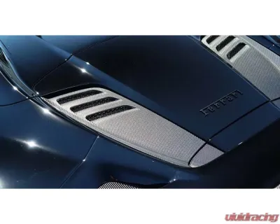Novitec Carbon Fiber Engine Air-Vent Cover Ferrari F8 Spider Ferrari F8 Spider 2020+ - F6 444 44