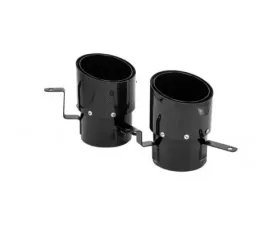 Novitec Tailpipes With Cover Carbon Gloss Gold Plated for Maserati MC20 2022-2023