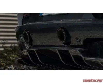 Novitec Tailpipes With Cover Carbon Gloss Gold Plated for Maserati MC20 2022-2023 - M1 004 55