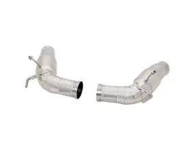 Novitec Inconel Gold Plated Heat Protected Cat Pipes w/o Flap Regulation Ferrari 296 GTB 2022-2025