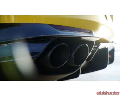Novitec 2pc Black Tailpipes w/ New Mesh-Insert - F1 812 22BL