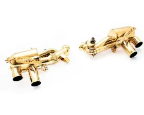 Novitec Inconel w/ Gold-Plated w/ 999 Fine Gold Power Optimized Exhaust System w/ Flap-Regulation Ferrari Purosangue 2024+