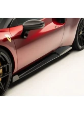 Novitec Carbon Fiber Side Skirt Ferrari 296 GTB 2022-2025                                     - F6 296 22 - Image 2