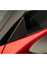 Novitec Carbon Fiber Side Window Triangle Trim Ferrari 296 GTB 2022-2025                                     - F6 296 51 - Image 2