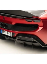 Novitec Orignal Look Carbon Fiber Diffuser Ferrari 296 GTB 2022-2025                                     - F6 296 55 - Image 2