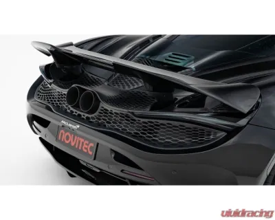 Novitec Tailpipes Black for McLaren 750S|Spider 2024 - Set of 2 Exhaust Tips - C1 750 40