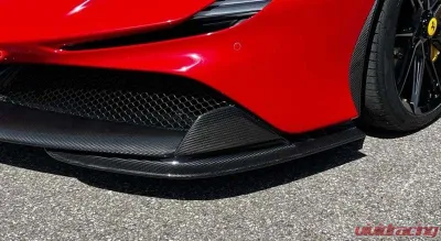 Novitec Carbon Fibert Front Bumper Extensions for OEM Bumper Ferrari SF90 2020-2024 - F6 090 20