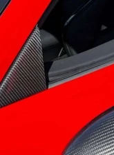 Novitec Side Window Carbon Fiber Triangle Cover Ferrari SF90 Spider 2020-2024                                     - F6 090 52 - Image 2