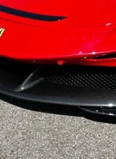 Novitec Carbon Fiber Front Lip Spoiler Ferrari SF90 2020-2024                                     - F6 090 30 - Image 2