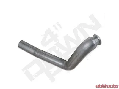 Diamond Eye Performance 4 Inch Inlet/Outlet Steel No Oxygen Sensor Bung Turbo Down Pipe Ford E-Series Van 7.3L 1998-2002 - 124001