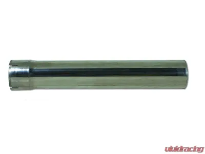 Diamond Eye Performance 24 Inch Stainless 4 Inch OD Straight Bumped On One End Exhaust Pipe - 420024