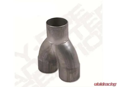 Diamond Eye Performance 4 Inch Slip Fit Y Pipe 4 Inch Stainless Performance Y Exhaust Pipe - 420065