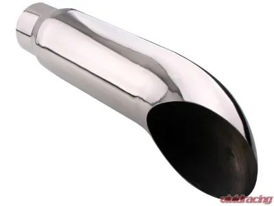 Diamond Eye Performance 4 inch ID x 5 Inch OD x 16 Inch Long 304 Stainless Rolled Angle Cut Exhaust Tail Pipe Tip - 4516BTD