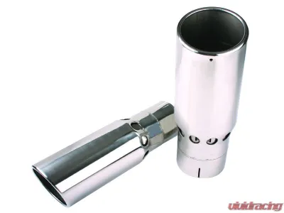 Diamond Eye Performance 5 Inch ID x 6 Inch OD x 16 Inch Long Vented Rolled Angle Exhaust Tail Pipe Tip - 4516VRA