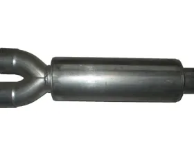 Diamond Eye Performance 32 Inch Round 4 Inch Center/ Dual Aluminized Performance Louvered Muffler Diesel Muffler