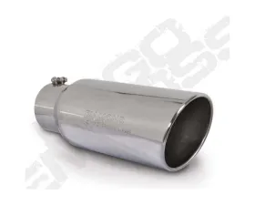 Diamond Eye Performance 5 Inch Inlet x 7 Inch Outlet x 18 Inch Bolt On Rolled Angle Stainless Exhaust Pipe Tip