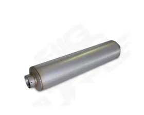 Diamond Eye Performance 5 In. Inlet/Outlet Chambered Big Dog Baffled Aluminized Steel Exhaust Muffler