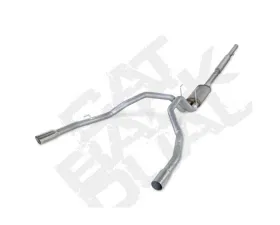 Diamond Eye Performance 3 Inch Single/Dual Split Rear Aluminized CBDL Sport Catback Exhaust w/ Muffler Dodge RAM 1500 2009-2012