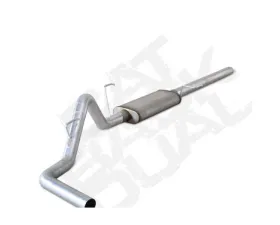 Diamond Eye Performance 3 Inch Single Side Exit Aluminized Catback Exhaust w/ Muffler Ford 150 5.4L 2004-2008