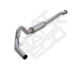 Diamond Eye Performance 4 Inch Single Passenger Side Exit Stainless Catback Exhaust Ford F150 EcoBoost 2011-2013